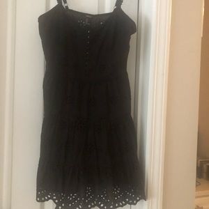 Cotton eyelet summer dress